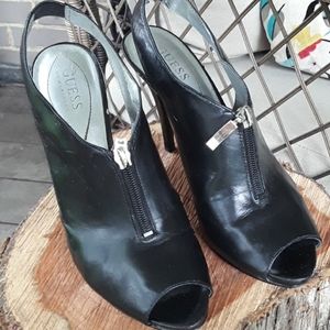 Guess sling back booties